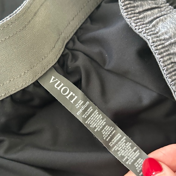 VUORI MEN'S LINED BLACK SHORTS DRAWSTRING MEDIUM M - Picture 3 of 8